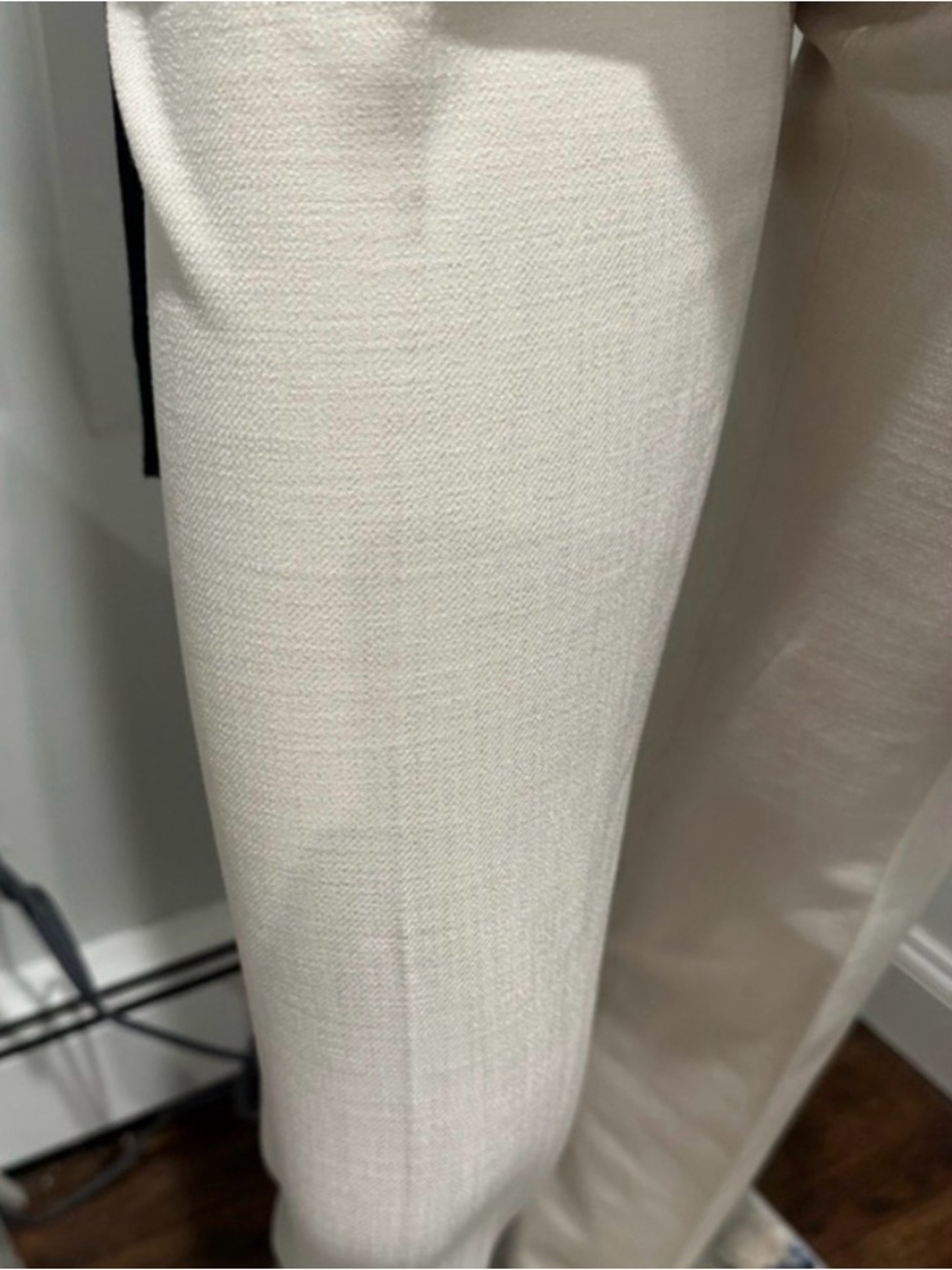 Piazza Sempione NWT | Women's Italian Tailored Trousers | Ivory | IT 38 (US 0-2) - Picture 8 of 12